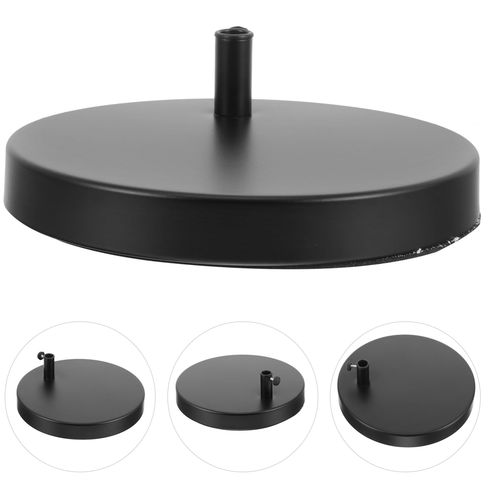 Gatuida Base per Lampada da Scrivania Nero Supporto Stabile per Lampade Braccio Snodabile Accessorio DIY per Illuminazione da Tavolo Elegante e