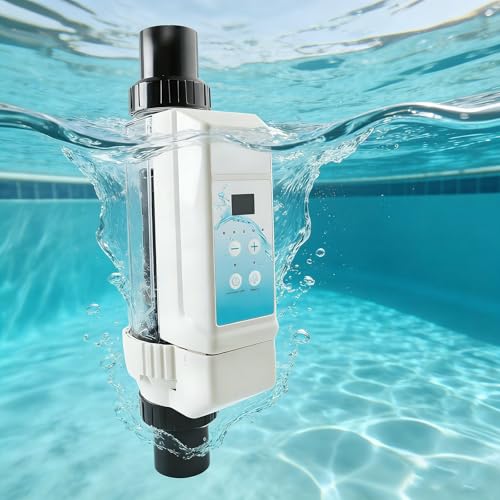 GESAIDES Piscina Cloradora Salina, Control Inteligente para Piscinas, Autolimpiante para Piscinas, Clorinador de Agua Salada 40m³Pool