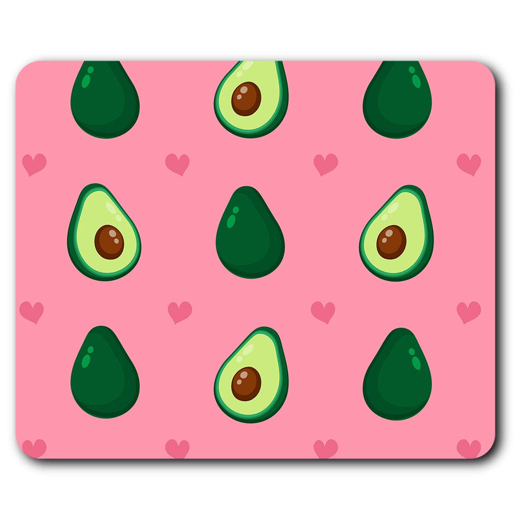 Pink Avocado ny Cute Diet Mouse Mat Pad Computer PC Laptop Gaming Office Home Desk Accessory Gadget 2033