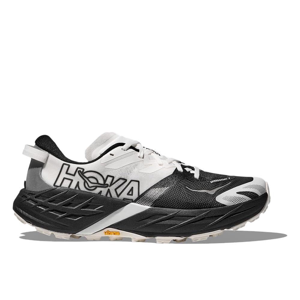 Hoka Speedgoat 7 pour Homme, Noir/​Blanc, 10