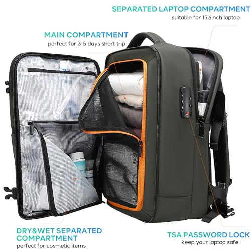 Image of BANGE Sleek Fashion Backpack Combines Anti-Theft Security with Lightweight Comfort for Trendy Travelers