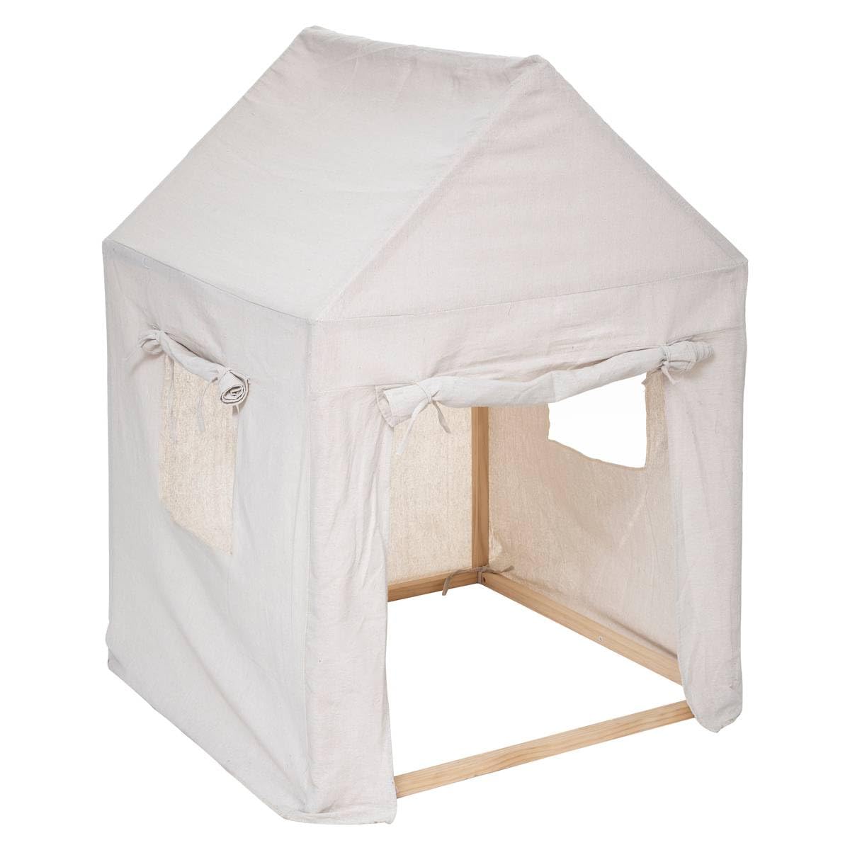 Atmosphera Cabaña para niños Pino Lona algodón H 116 cm