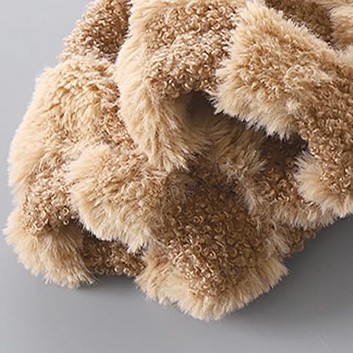 Kids Plaid Sherpa Fleece Full-Zip Sweatshirt Girls Boys Stand Collar Fuzzy Cozy Jacket Soft Warm Fall Winter Coat2