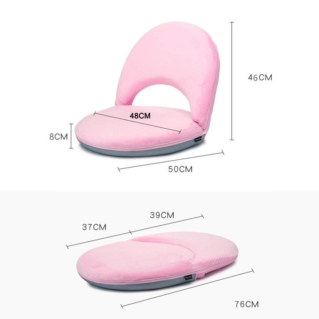 Silla de sofá ajustable de espuma para suelo con tela de lino de algodón, respaldo plegable, silla de yoga para meditación, juegos, lectura, sin piernas, silla de yoga para suelo
