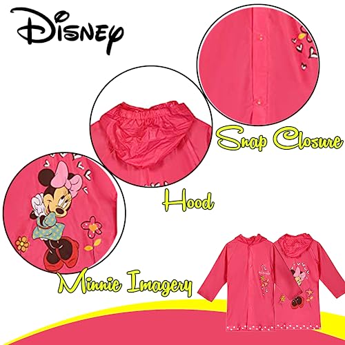 Disney Minnie Mouse Girl's Pink Rain Slicker Size Medium 4/5 #TOP4