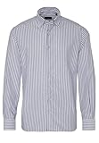 eterna excellent blackline shirts Mit Brusttasche, eterna Langarm Hemd MODERN FIT (46, blau-weiß)