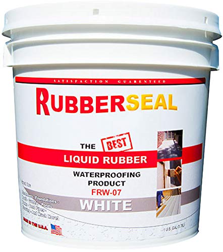 Rubberseal Liquid Rubber Waterproofing and Protective Coating - Roll On WHITE