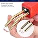 Allturn Plastic Welder,Plastic Welding Kit,Hot Staples for Car Bumper Repair and Plastic Products DIY Welding.(Red)