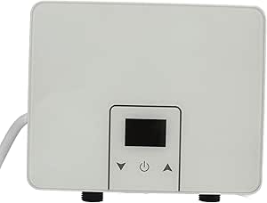 Mini Chauffe-eau Instantané Électrique 3,5 KW – IPX4 Étanche, Thermostat 30-60°C – Pour Douche, Camping-car