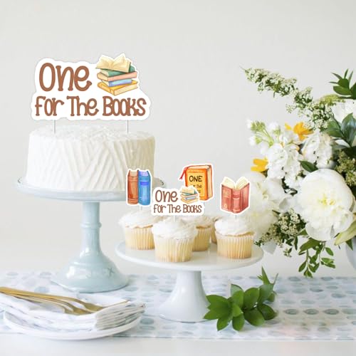 Decoraciones de primer cumpleaños para pasteles de cuentos solucionando la falta de adornos de lectura 2