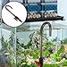 NUOBESTY Aquarium Hook Water Changer with Flow Switch - Quickly Fill and Drain Fish Tank, Vacuum Siphon Hose Tool for Easy Water Changes and Gravel Cleaning, Fits 1/2‘’, 5/8‘’, 3/4‘’ Garden Hoses
