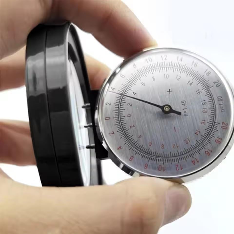 VIDI 10X Folding Pocket Magnifier Loupe Keychain Portable Magnifying Glass for Reading Jewelry