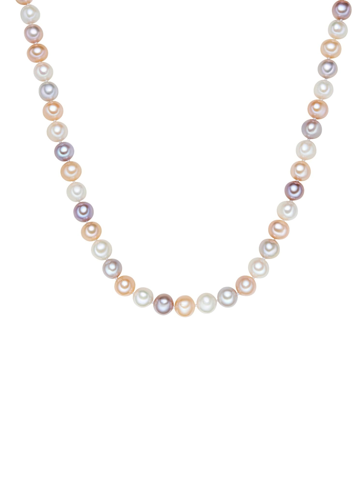 Valero Pearls Collar para Mujer Plata de ley 925 Perlas de agua dulce de cultivo