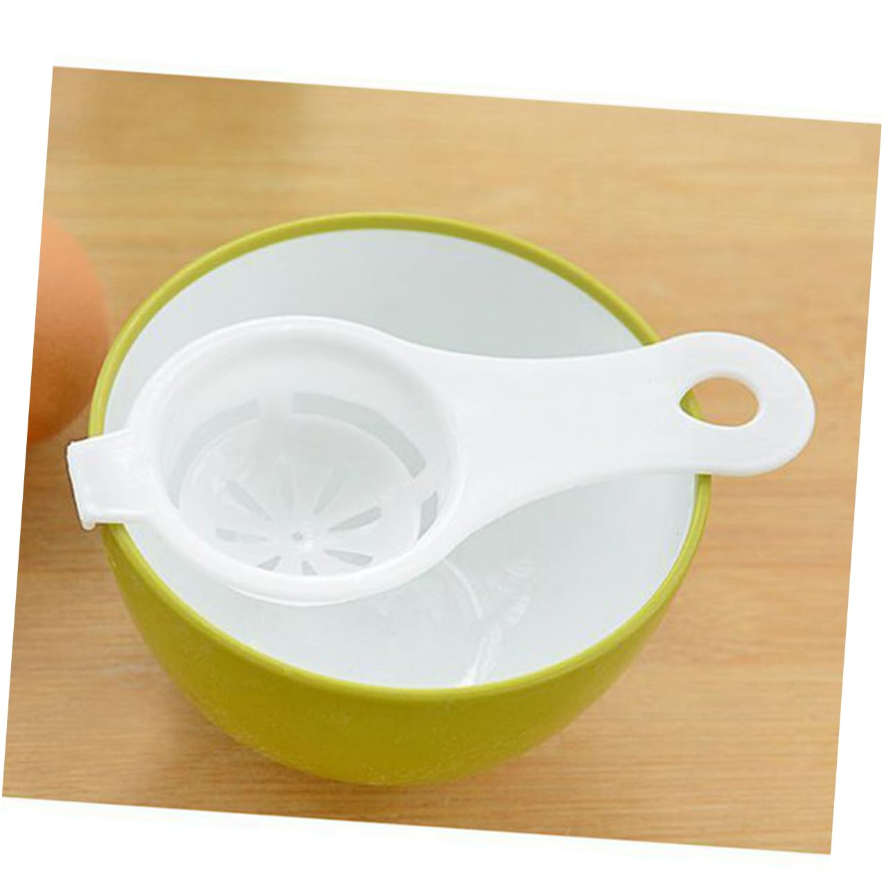 ABOOFAN 3 Pcs Plastic Egg Separator Yolk Sifting Tool for Baking Lightweight Kitchen Gadget White Yolk Extractor Separator for Effortless Egg Preparation