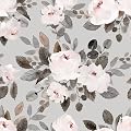Danmyho Vintage Floral Peel and Stick Wallpaper Pink Peony Self Adhesive Removable Watercolor Wallpaper Vinyl Flower Contact Paper Cabinet Shelf Liner Decor 17.7"x118"