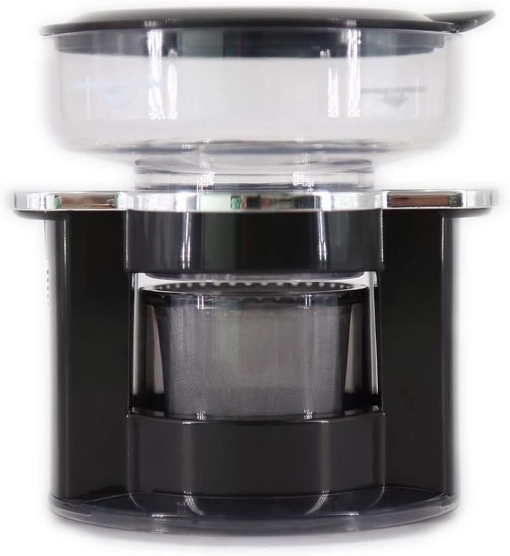 Cafetera Automática Portátil para Café Molido con Filtro Permanente y Autolimpieza