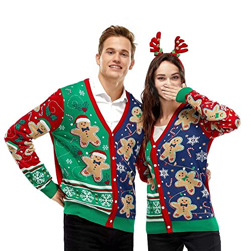 Women Ugly Christmas Hoodie for Adult Men`s Unisex Xmas Hooded Sweater Pullover for Party Festive2