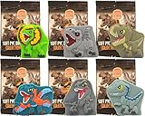 Jurassic World - Burger King Kids Meal Collectable 2D Soft PVC Toy Dinosaur Collection Identified Blind Bag Set of 6