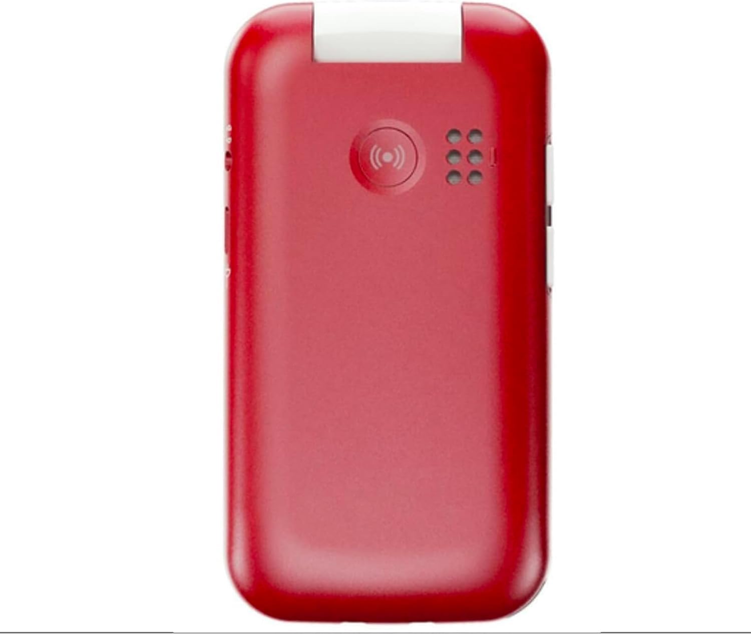 Doro 2820 4G (Clapet Avec Socle de Charge) Rouge/Blanc