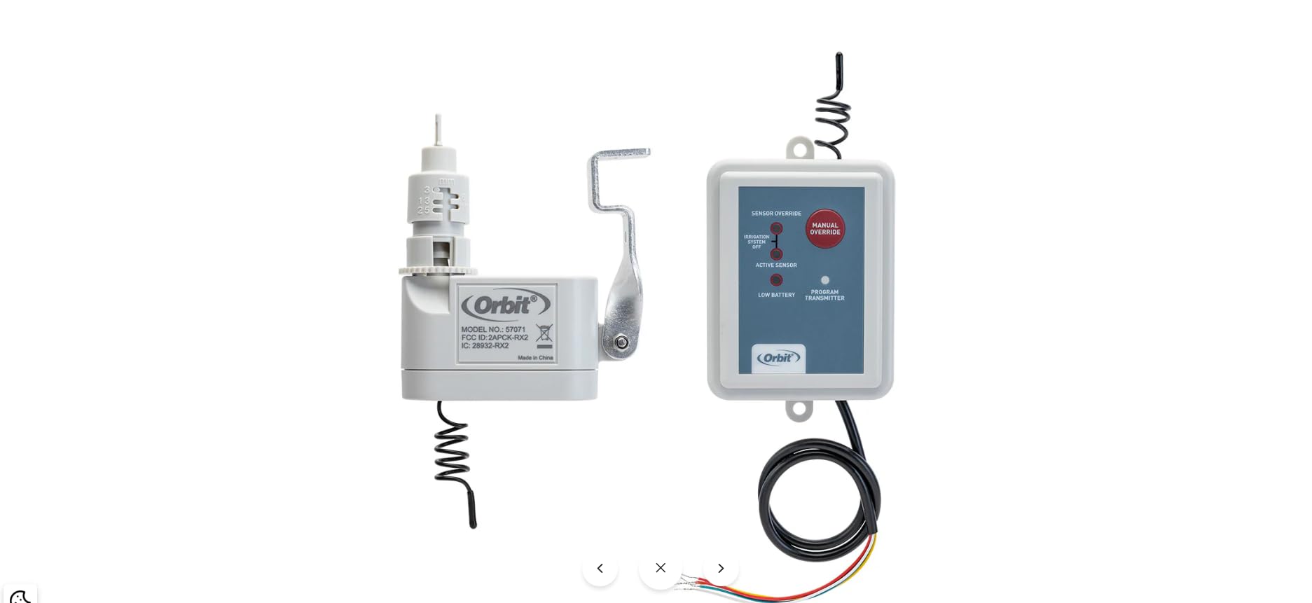 Orbit Sistema di irrigazione con sensore di pioggia e gelo cablato (sensore wireless pioggia e congelamento)
