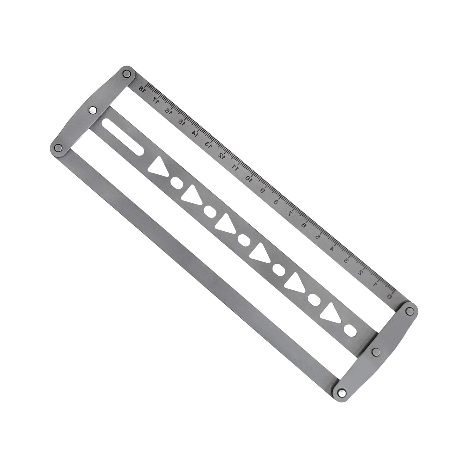 Vdaxvme B Steel Elt Center Tool For Precise 18 48Mm Leather Hole Alignment In Crafting Projects Steel Hole Positioning