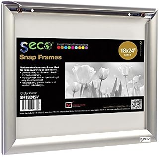 SECO Front Load Easy Open Snap Poster Frame/Picture Frame 18 x 24 inches
