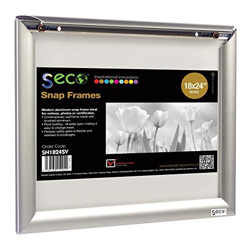 SECO Front Load Easy Open Snap Poster Frame/Picture Frame 18 x 24 inches
