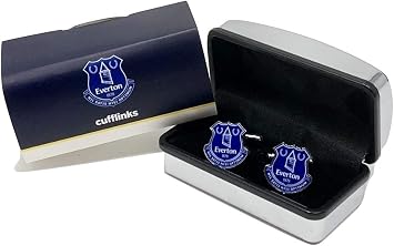 Everton FC Crest Cufflinks Set for Weddings, Valentines or Birthdays