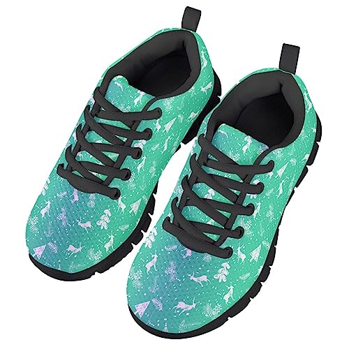 MARSVOVO Boys Girls Walking Shoes Non Slip Flexible Athletic Lightweight Breathable Printed Sneakers for Kids Black White Sole Most Comfortable Classic Casual Fashion Sports Kids Running Shoes