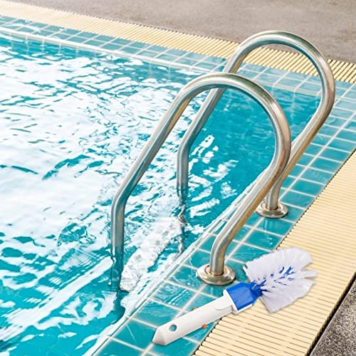 Cabilock 2 Peças Escova Redonda De Canto E Degrau Para Piscina Escova De Canto Para Piscina Portátil