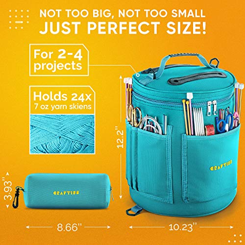 Craftiss CR4 Knitting Bag Yarn Storage thumb #1