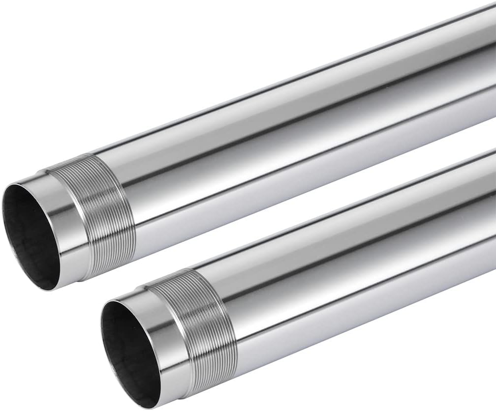 Front Suspension Fork Inner Tube Replacement for Kawasaki GTR1400 2008-2017 Shock Pipes 2009 10 11 12 13 14 15 2016 44013-0155-18R 44013-0097-18R Pitch 1.25mm