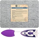 Generic Dorje 24 x 17 Wool Ironing Pressing Mat - New Zealand Wool Mat for Sewing Notions and Ironing - Easy Press Wooly Felted Iron Board (Mat) Retains Heat, Great for Quilting & Sewing Projects