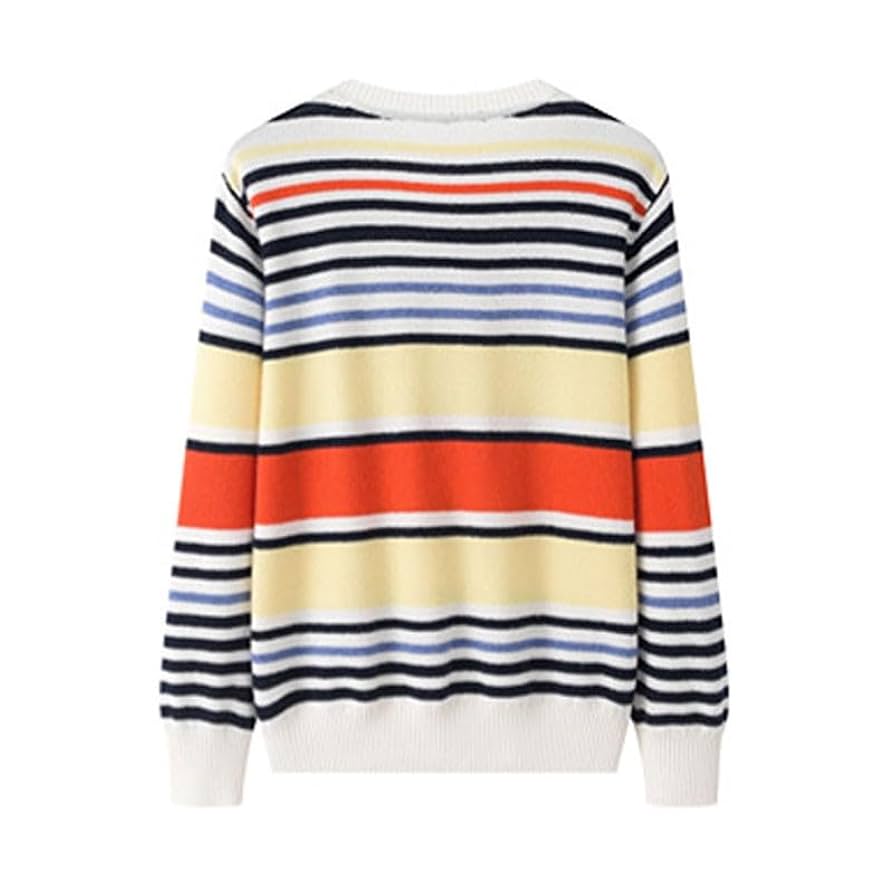 新品　WOMEN’S WR STRIPE CREW NECK KNIT S Ribbed Cashmere Turtleneck Sweater In Stripe For Women | J.Crew