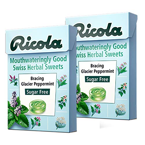 Image of Ricola Bracing Glacier Peppermint Pack of 2 Pouch, 2 X 45 G, 90 Gm