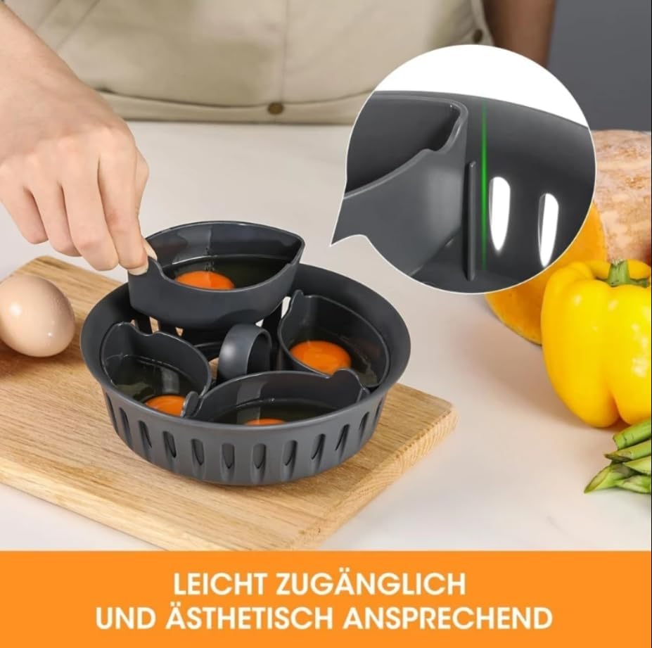 Innovative cooking mold for reusable kitchen cooking accessories, pizza egg boiler basket suitable for Thermomix TM5 TM6 TM31