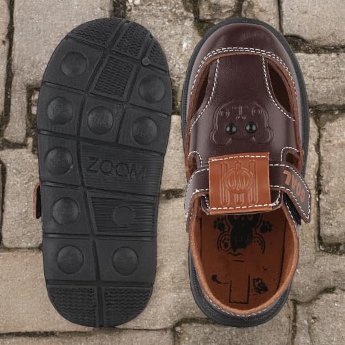 Image of Goal-1 Sandals Casual Fisherman Adjustable Sporty Summer Closed Comfortable Toe Sandals with Premium PU Padding For unisex kids-pack of 1(18 Months-4.5 Years)