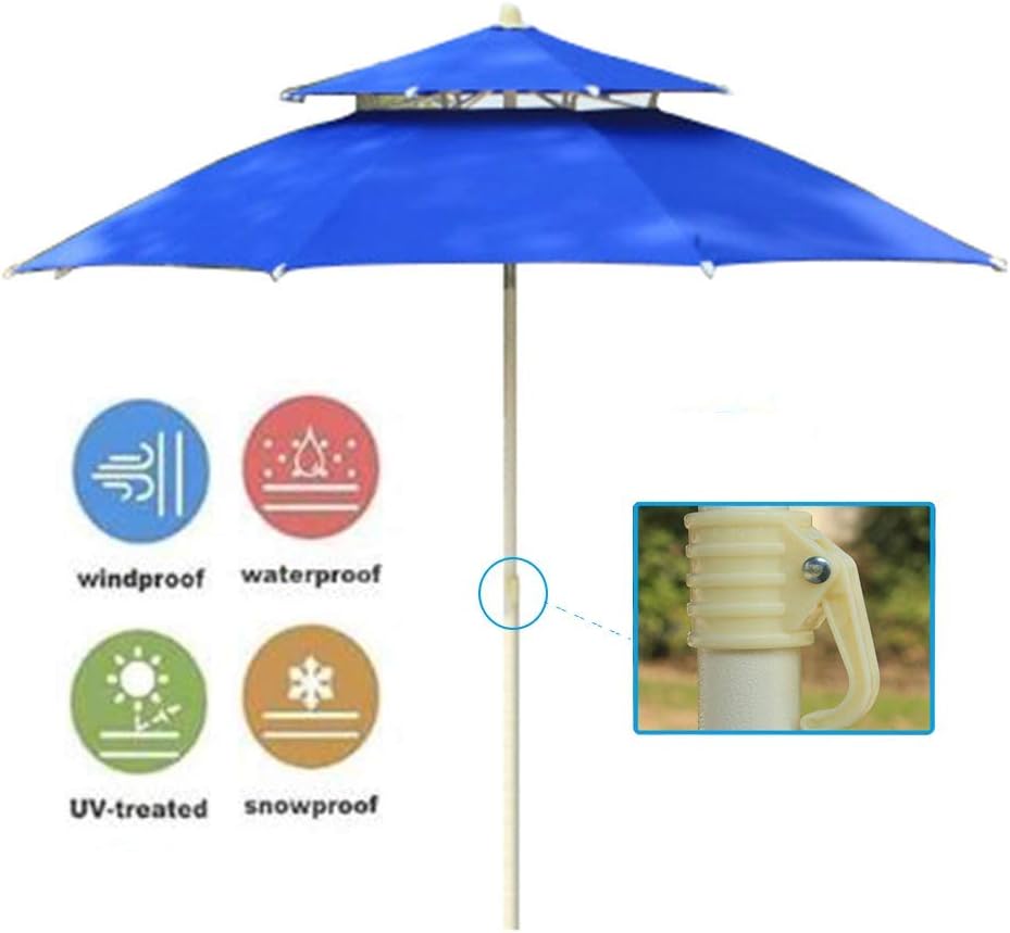 Parasol,Portable, 2. Patio Garden Umbrella - Outdoor Sun Shade Cafe Store Wedding Party Beach Sunscreen
