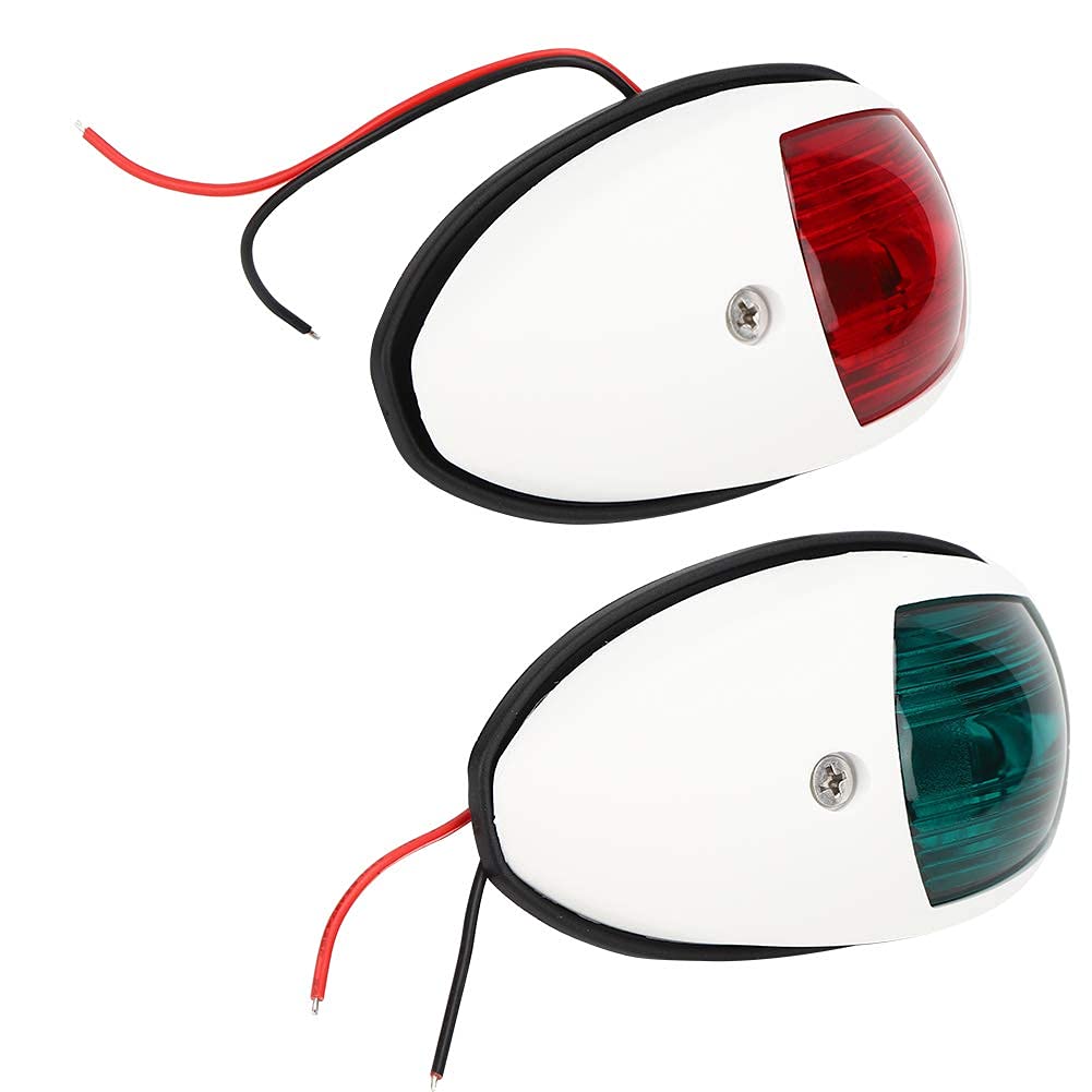 VGEBY Luce di Navigazione Marina da 2 Pezzi, Luci di Navigazione per Apparecchiature Elettriche IP66 Luce per Yacht per Luci di Via per Barca LED Luci di Via per Barca LED Luci di Via per Barca LED