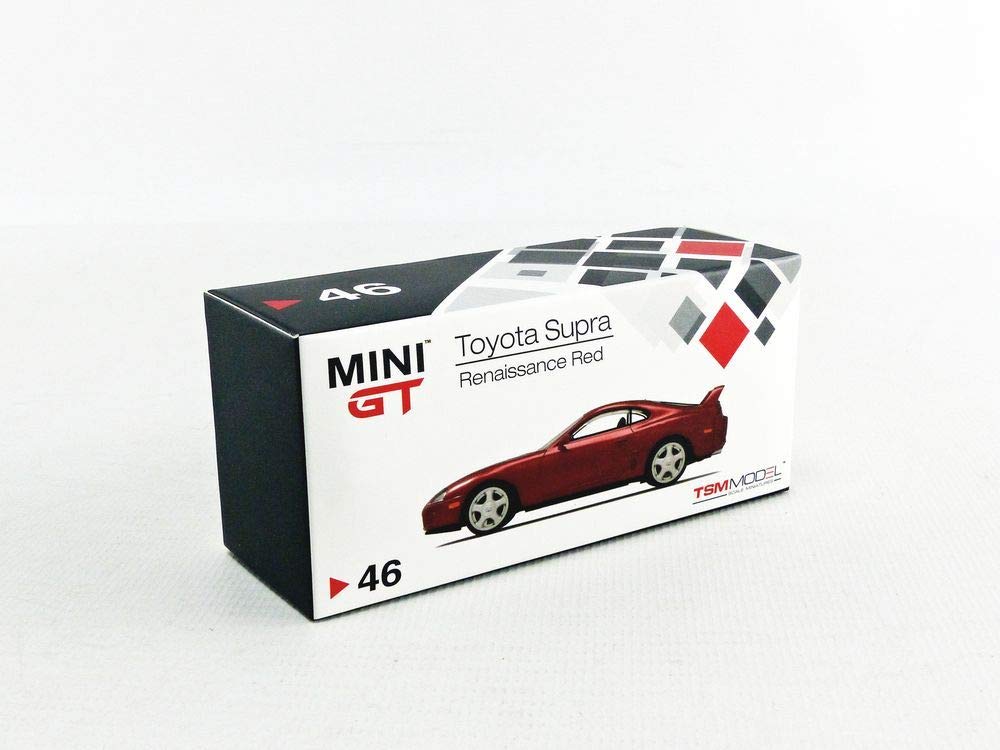 MINI GT MGT00046-L-1/64 Toyota Supra (Jza80) Renaissance Red (LHD