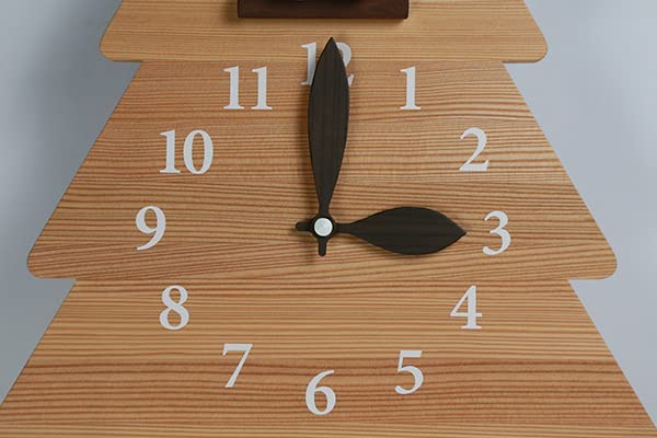 Amazon.co.jp: 「キコリの時計」 木の時計 【森のフクロウ時計