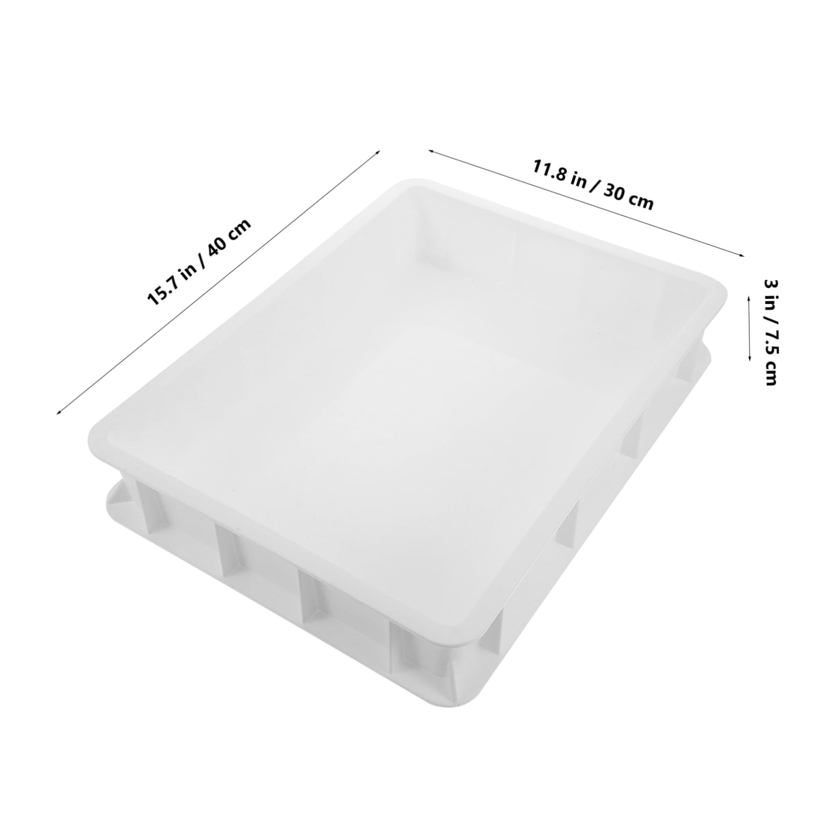 SOLUSTRE Commercial Dough Storage: Pizza Dough Proofing Box Stackable Easy to Clean Design