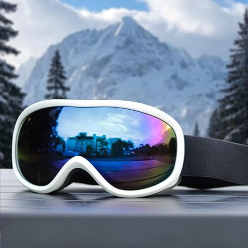 スキーゴーグル メンズ スノボ ゴーグル 眼鏡対応 レディース スノーボード ゴーグル UV保護 OTG広視野球面レンズ 曇り止めレンズ 滑り止めベルト 紫外線防止 大視界 ヘルメット対応 ベンチレーション 軽量 耐衝撃 ski goggles ジュニア