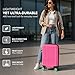 Suitcase - 40x30x20cm- Under-seat Cabin Case with Combi-Lock & Detachable Spinner Wheels Modern Lightweight ABS Trolley Cabin Case Ideal Hand Luggage