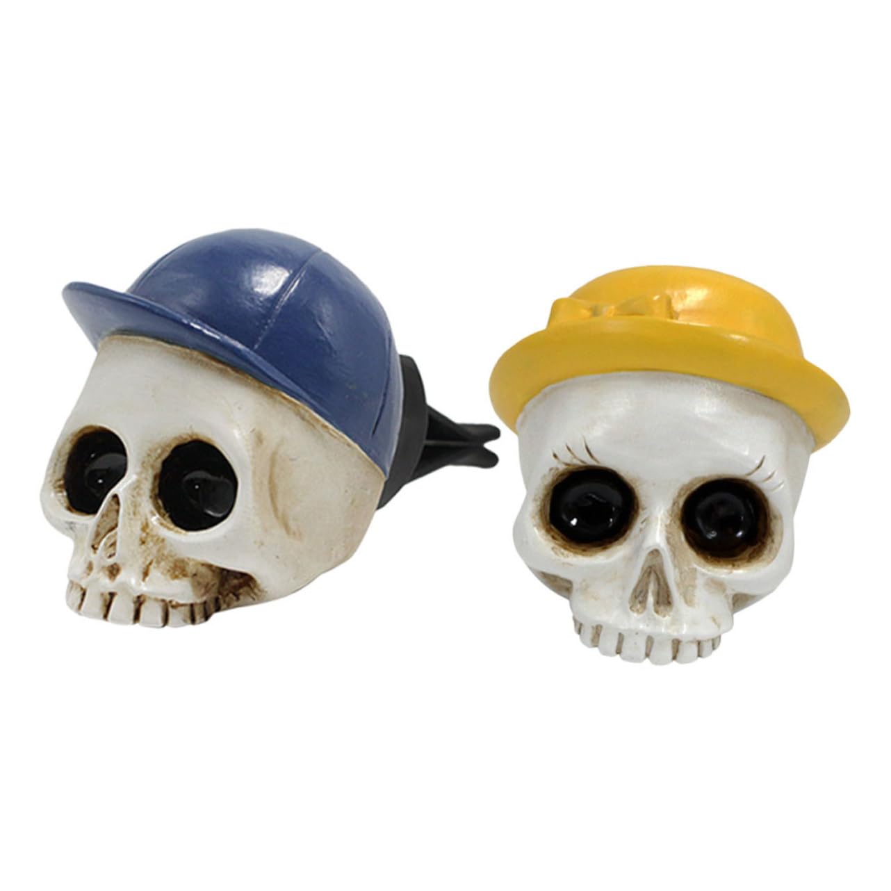 SOLUSTRE 10pezzi Clip Decorativa Per Bocchetta Auto Forma Di Teschio Da Accessori Per Interni Auto Di Halloween Atmosfera Festiva Casa e Ufficio