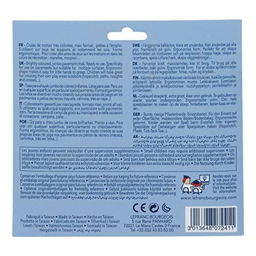 Lefranc & Bourgeois Educación - Caja 6 tizas para acera , color/modelo surtido