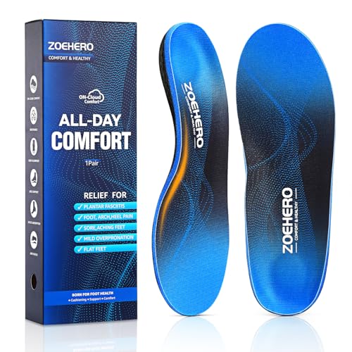 Image of Plantar Fasciitis Insoles for Men & Women,Heavy Duty Orthotic Inserts with Arch Support for Plantar Fasciitis Relief,Foot Pain Relief,Comfort Insoles for Standing All Day,Sprot,Hiking