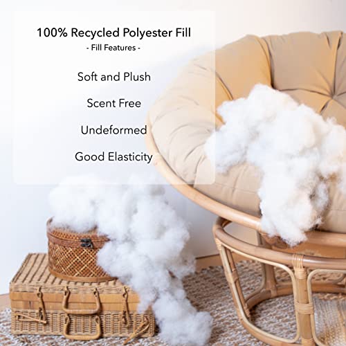 Mozaic Home Papasan Cushion, 44 In X 44 In X 4 In, Blush Pink #TOP5