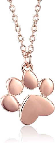 Collar de plata de ley 925 con dije de perro y gato y panda para mujer, lindo y delicado collar con colgante de animales, regalos para gatos, mamá,