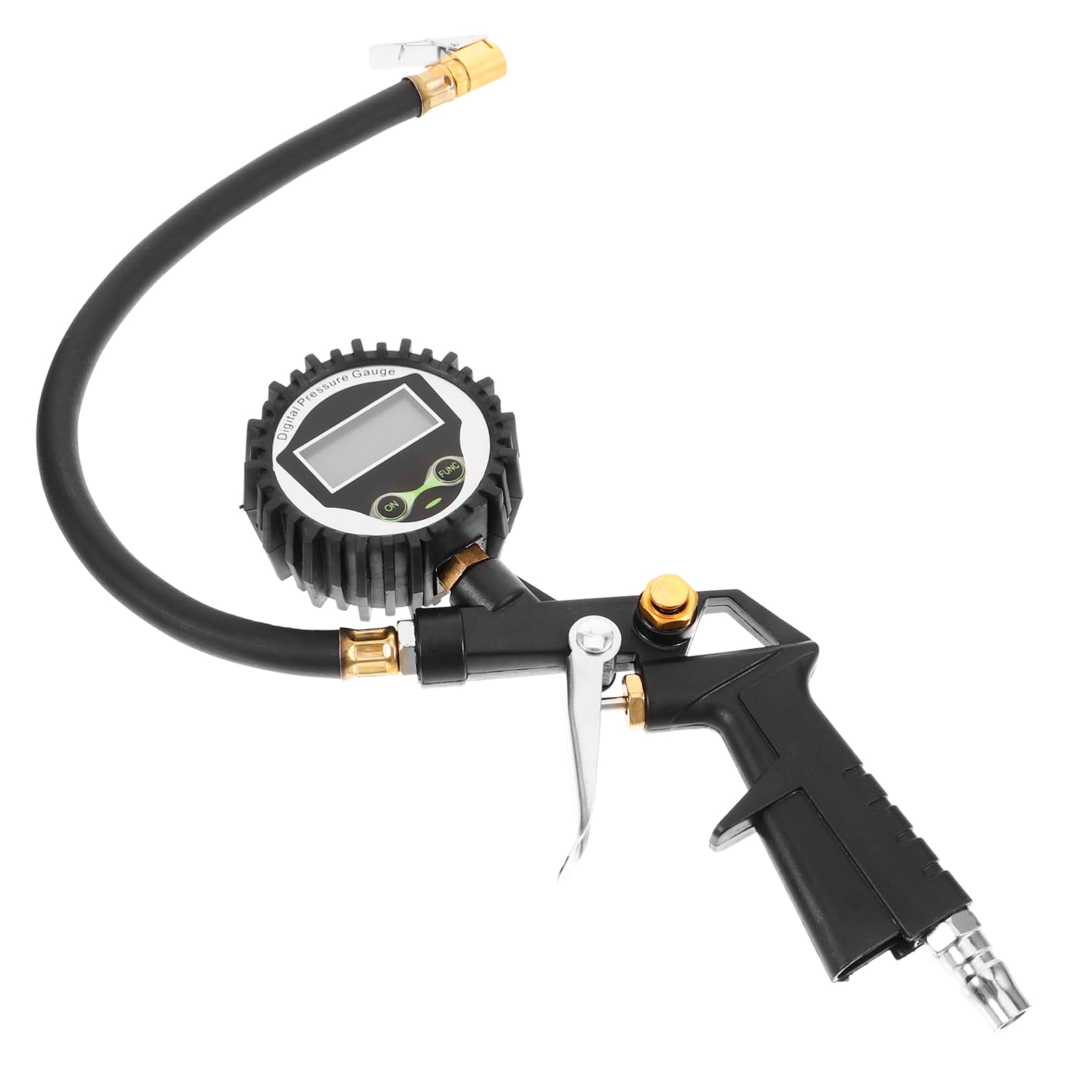 Digitales Luftdruckmessgerät 0 bis 60 Psi, Silber, für Suv